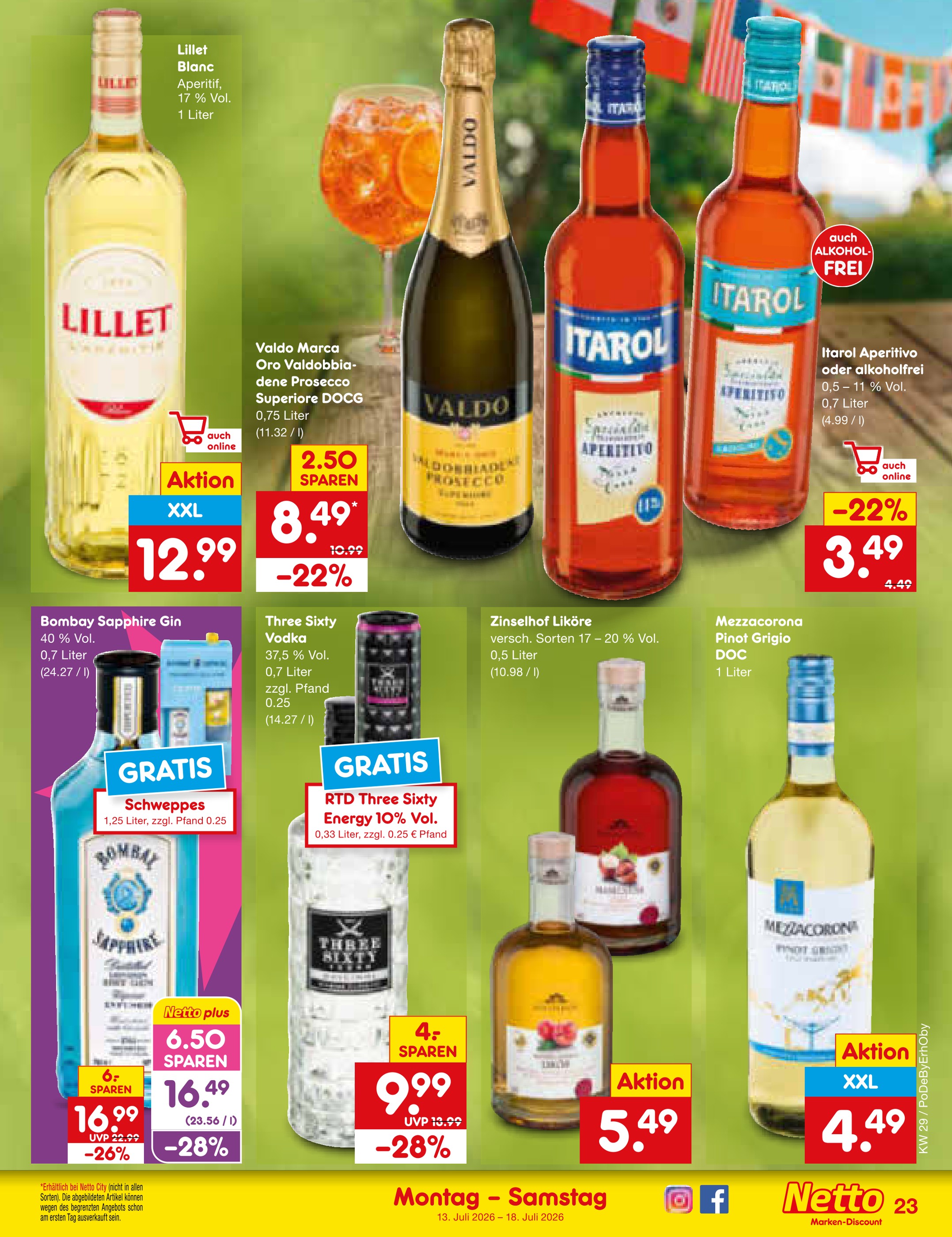 Netto Marken-Discount Spirituosen im Prospekt
